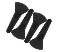 OSALADI Organisateur Magnétique Mural pour Ciseaux 4 Pcs, Support de Rangement Noir pour Réfrigérateur, Accessoire Multifonction la Cuisine, Fixation sans Outil, Stockage Pratique