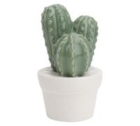 OSALADI Ornement de Cactus Artificiel en Céramique Plante Artificielle en Pot pour Décoration Intérieure Bonsaï Décoratif Vert Accessoire Photo Élégant pour Bureau et Chambre