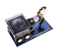 OSALADI Ornement de Carrosse en Cristal Noir pour Décoration de Salon et Chambre, Support D'huiles Essentielles Design Élégant et Style Européen Noble Couleur Aléatoire