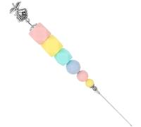 OSALADI Outil de Pâtisserie Aiguille en Acier Inoxydable et Plastique pour Mélanger Glaçage et Décorer Biscuits, Accessoire Réutilisable sans Danger Alimentaire, pour Style Aléatoire