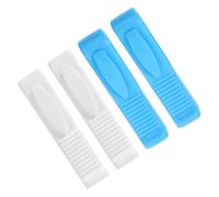 OSALADI Ouvre-ampoules Manuel Portable 4 Pièces Blanc et Bleu Profond, Brise-ampoules en Verre Sécurisé, Outil de Coupe Compatible Différentes Tailles, Usage Infirmier et Domicile
