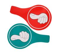OSALADI Pagaies de Vote Pouce Levé Pouce Baissé pour Salle de Classe Panneau Double Face Mousse Accessoire Éducatif Polyvalent pour Vote et Jugement