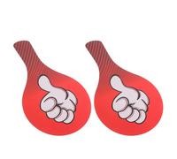 OSALADI Pagaies de Vote Réutilisables en Pvc 2pcs pour Enseignants, Outils de Communication en méliore L'efficacité en Formation Salles de Cours