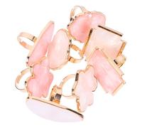 OSALADI Palette Anneau Nail Art 8 Pièces Imitation Coquillage, Plateau Mélange Couleurs pour Vernis Ongles Gel, Support Manucure Multifonction pour Pigment, Fard à Paupières et Maquillage