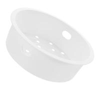 OSALADI Panier Vapeur Cuiseur Riz 3L en PP Blanc Anti-Déformation, pour Cuisson Traditionnelle Chinoise à Vapeur, Taille 18.8x18.8x6 cm