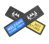 OSALADI Panneau de Confidentialité Coulissant en Acrylique 2 Pièces Indicateur «Ne Pas Déranger» pour Porte de Bureau et Salle de Réunion Panneau Privé Visible pour Usage Professionnel