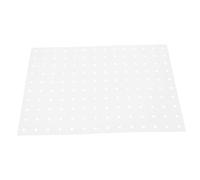 OSALADI Panneau Métallique Perforé pour Garage Organisateur Mural Outils Rangement Pratique Atelier et Établi Installation Facile Couleur Blanche Moderne