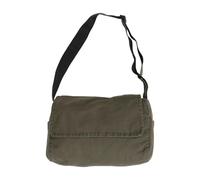 OSALADI Paquet Bandoulière en Toile Grand Format pour Université Grosse Capacité, Léger et Organisation Facile, Style Naturel Décontracté pour Hommes et Étudiants