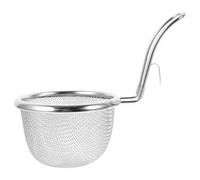 OSALADI Passoire Cuisine en Acier Inoxydable Panier Profond et Poignée Isolante pour Égoutter Spaghetti et Fondue