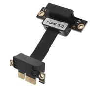 OSALADI Pci-e à Riser Card Extension Cable Flexible Angle Droit Compatible Cartes Graphiques Réseau et Carte Array pour Mining et GPU Externe