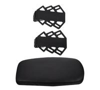 OSALADI Pédales et Coussin de Siège Arrière en Cuir PU Imperméable, Ensemble 2 Pièces pour VTT et Vélo Pliant, Adapté aux Garçon et Filles pour Promenade et Activités Extérieures