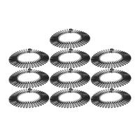 OSALADI Peigne Circulaire Flexible en Plastique Lot de 10 Bandeaux Adaptés aux Cheveux Bouclés