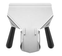 OSALADI Pelle à Frites en Acier Inoxydable 2 Poignées pour Restauration Professionnelle, Ustensile Multifonction Cuisine Commerciale, pour Snack, Buffet et Fast-Food