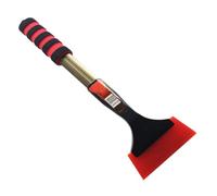 OSALADI Pelle à Neige pour Voiture, Outil de Dégivrage Rouge en Alliage | Usage Hiver pour Vitres et Phares, Surface Lisse sans Bavure, Rangement Facile, Prise D'une Main