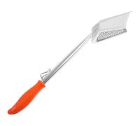 OSALADI Pelle à Résidus D’huile en Acier Inoxydable Passoire Fine, Petite Taille, Manche Orange Ergonomique, Ustensile Cuisine Multifonction pour Filtration D’huile, Tamisage et Cuisson