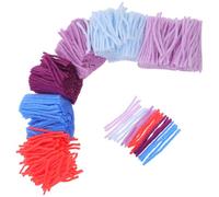 OSALADI Pelotes de Laine à Crocheter Prédécoupées 6 Pièces Colorées, Assortiment pour Crochet à Loquet, Fil Doux Polyvalent pour Tapis, Coussins, Galettes de Chaise et Tentures Murales,
