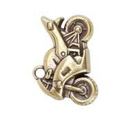 OSALADI Pendentif Forme Porte-clés Décoration Suspendue Breloques Accessoires Bijoux Pour Porte-clés Collier Doré