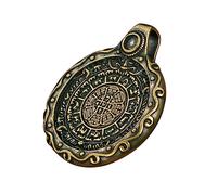 OSALADI Pendentif Laiton à Motif Taoïste Ornement Suspendu Rétro Accessoire DIY pour Hommes Original Laiton Durable