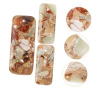 OSALADI Pendentifs En Jade Rectangulaires Colorés 3 Pièces Kit De Fabrication De Colliers Breloques Pour Bracelets Fournitures Diy Artisanat Adultes