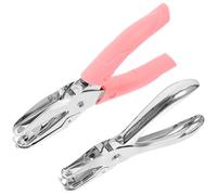 OSALADI Perforatrice Légère de Cœur 2 Pièces, Perforatrice Manuelle Petite Trou pour Bureau et Domicile, Outil Portable pour Scrapbooking, Papier Kraft et Loisirs Créatifs