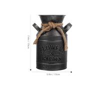 OSALADI Pichet à Fleurs Vintage en Métal Galvanisé Grand Seau Décoratif 10X19X115 CM Vase Rustique pour Composition de Fleur Jardinière D’Intérieur pour Bureau Balcon et Porche