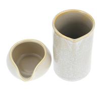 OSALADI Pichet à Lait en Céramique Multifonction 1 Pièce Récipient pour Sauces et Miel Design Européen Utilisation pour Petit-Déjeuner la Cuisine et Café Versement Précis et Pratique