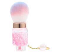 OSALADI Pinceau à Poudre Cosmétique Portable Rose, Brosse Exfoliante pour Ongles Multifonction, Accessoire de Maquillage Léger pour Nettoyage Poussière D'ongles, Usage Domestique et