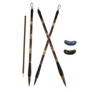 OSALADI Pinceau Calligraphie Chinoise Set Brosse Poils Souples Aluminium Léger Débutants Étudiants Pratique Multiusage Pour Écriture Japonaise Kanji