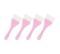 OSALADI Pinceaux Applicateurs pour Masque Facial 4 Pcs Rose, Brosse Douce pour Soin Peau, Outil de Masque Visage Pratique pour Beauté et Maquillage Professionnel