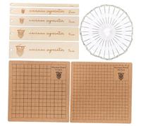 OSALADI Planche Macramé Liège avec Épingles et Règles Kit Macramé pour Bijoux Tressés Déco et Bricolage Diy Réutilisable et Durable