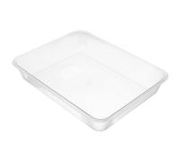 OSALADI Plaque de Rangement Transparente Rectangulaire 32X25 CM en Acrylique pour Plats Froids et Raviolis Usage Domestique la Cuisine