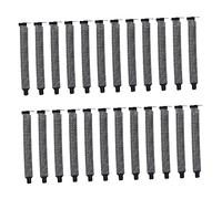 OSALADI Plaque D'obturation pour Boîtier PC en Métal Noir, 20pcs Structure en Maille, Facile à Installer et Nettoyer pour Châssis Ordinateur ATX et Matx