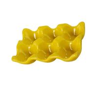 OSALADI Plateau à Œufs Céramique Distributeur Œufs Pour Réfrigéré Organisateur De Plateaux à Boîte à