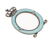 OSALADI Plateau de Présentation pour Faux Ongles Style Couronne en Métal Bronze, Plaque Mixte pour Vernis à Ongles, Accessoire Nail Art DIY Polyvalent pour Manucure Professionnelle