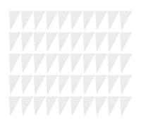 OSALADI Pochette à Joint pour Carrelage en Hdpe Blanc, Paquet de Mortier Résistant la Perforation Couture Thermosoudée, Lot de 50 Pièces pour Chantier de Maçonnerie