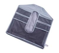 OSALADI Pochette de Rangement Suspendue en Tissu Polyester Gris pour sous-vêtements et Chaussettes, Facile à Accrocher Utiliser la Garde-Robe