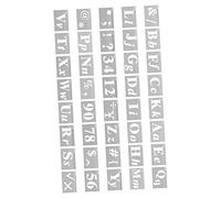 OSALADI Pochoirs de Lettres Réutilisables Pet pour Peinture Murale et Artisanat Multi Usage pour Décoration Maison Conception Fine et pour Spray et Peinture