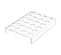 OSALADI Porte-Capsules de Café Transparent en Acrylique 24 Trous, Support de Rangement Compact pour Dosettes Café, Organiseur Pratique pour Cafetière, la Cuisine et Maison