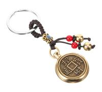 OSALADI Porte-clés Dragon Chinois en Laiton Pendentif Zodiaque, Petit Porte-clés Paquet à Dos Décoratif, Breloque Suspendue pour Paquet à Main, Symbole de Chance Fortune, Ornement Léger