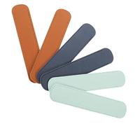 OSALADI Porte-Stylo en Cuir PU Simple Pochette à Crayons 6Pcs Étui pour Stylo-Plume Rangement Pratique Fournitures Scolaires