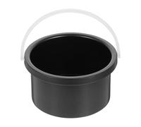 OSALADI Pot à Fondre la Cire Simple en Aluminium Noir, Bol Intérieur Antiadhésif pour Chauffe-cire Électrique, Accessoire Épilation la Cire Pratique et Fiable pour Usage Professionnel