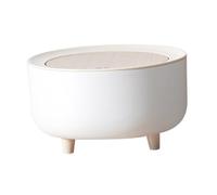 OSALADI Poubelle de Bureau Mini Haute avec Pieds Tripodes en PP et ABS 1 Pièce Conteneur à Déchets Compact pour Bureau et Rangement d'Objets Divers sur Table