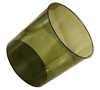 OSALADI Poubelle Grosse Capacité sans Couvercle Corbeille Ronde en Plastique Vert Taille L Panier de Rangement pour Salon Bureau Cuisine Poubelle Ménage Pratique et Transparente