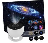 OSALADI Projecteur De Ciel Nocturne Rotatif À Led Avec 12 Films Pour De Garçons Et De Filles Décoration De Noël Pour Réunion De Famille
