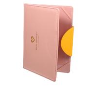 OSALADI Protège Certificat Naissance Cuir Rose Pratique et avec Film Housse de Rangement pour Document Protection et Portable