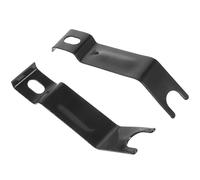 OSALADI Rallonges D'essieu en Fer Noir pour Stabilisateurs de Vélo Garçon et Filles, Paire Résistante la Rouille, Haute Solidité, Installation sur Axe Arrière Court