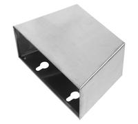 OSALADI Récupérateur de Capsules en Acier Inoxydable Seau Compact pour Bouchons à Vis Récupérateur Mural Résistant aux Intempéries pour Terrasse et Jardin Ouvre-Bouteille Intégré