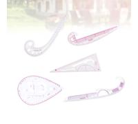 OSALADI Règle Couture Multifonction pour Dessin Découpe et Création de Vêtements Flexible et Précise Outil de Mesure pour Modélisme et Patronage