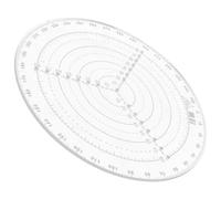 OSALADI Règle De Centrage Transparent Pour Dessin De Cercles Outil De Recherche De Centre Pour Bois Et Projets Créatifs