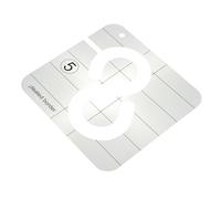 OSALADI Règle de Couture Acrylique pour Patchwork et Quilting Gabarit de Couture Transparent Pratique pour Diy et Mesure de Tissus